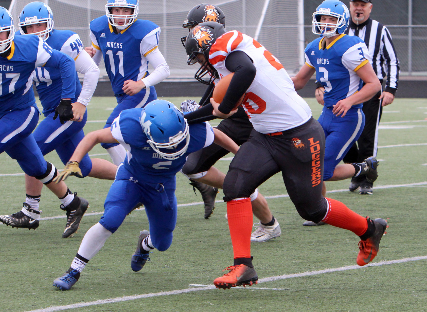Phillips at McDonell football 9-29-18